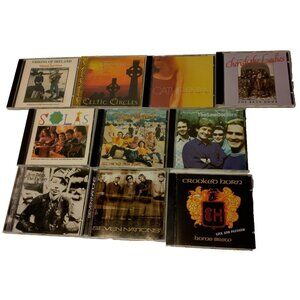 Irish And Celtic Music Cd Lot of 10 Saw Doctors Seven Nations Chrish The Ladies+